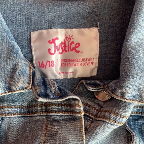 Justice Jean Jacket 🌟 - Picture 2 of 4